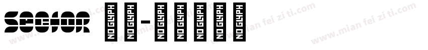 Sector 粗体字体转换